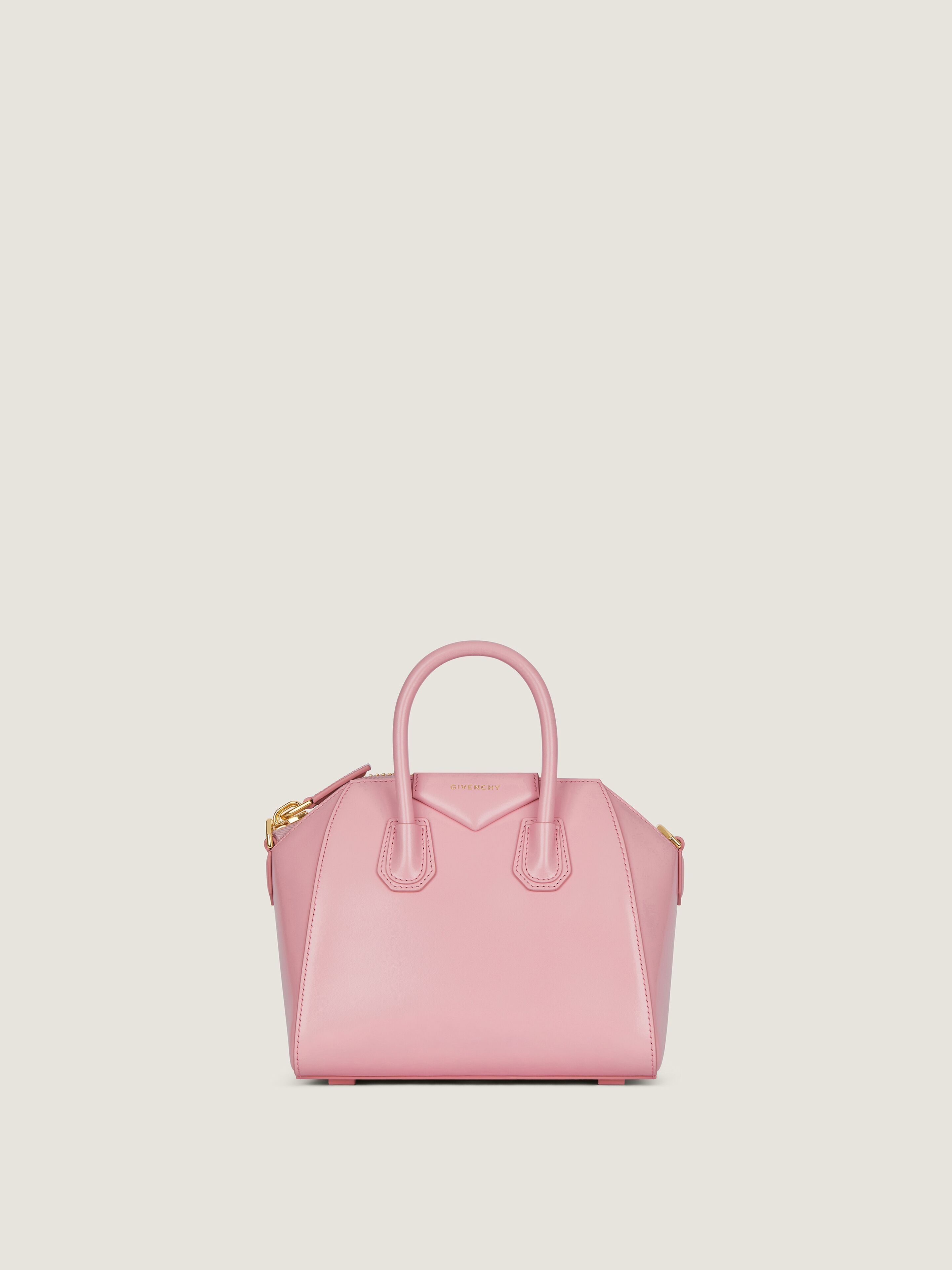 Mini Antigona bag in Box leather